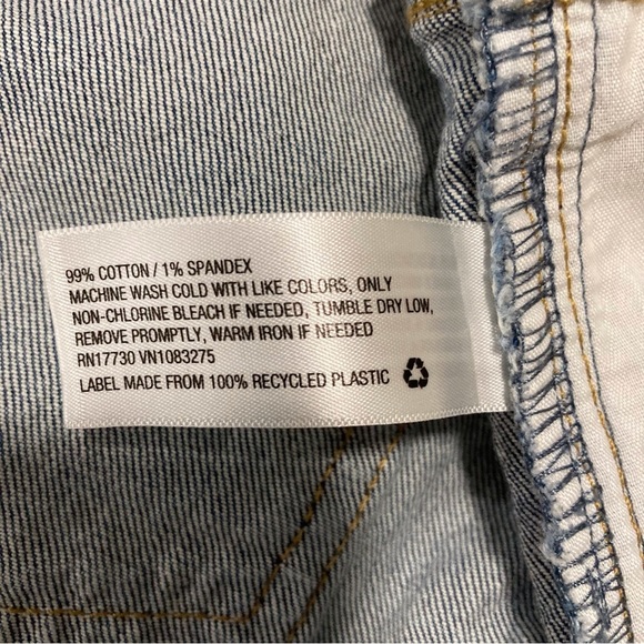 Universal Thread Blue Jean Shorts High-Waisted Cuffed | Size 8/29 - Picture 10 of 15